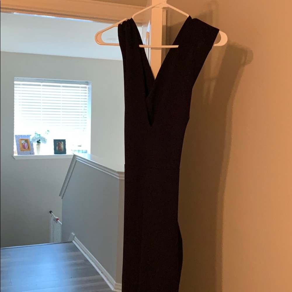 Criss cross front back jumpsuit